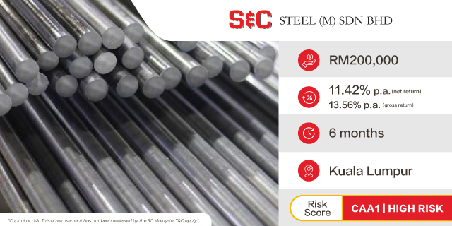 S&C Steel  — Alixco P2P financing campaign cover